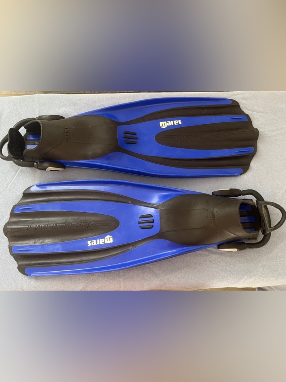 Mares Avanti Tre Open Heel Bungee Strap Dive Fins/Blue/ Black Small Size 6.5-7.5